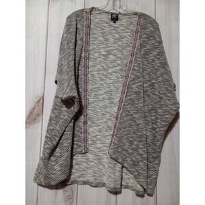 Bobeau‎ Kimono Ladies Extra Large Black Embroidered